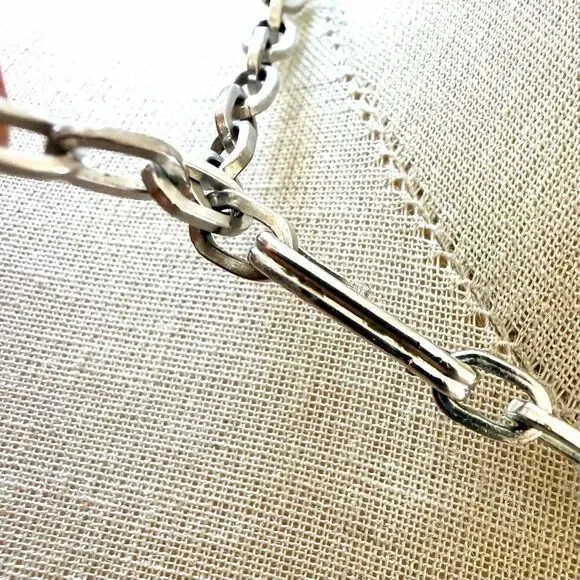 Sarah Coventry Vintage Silver Tone Fringe Statement Necklace - Picture 7 of 8